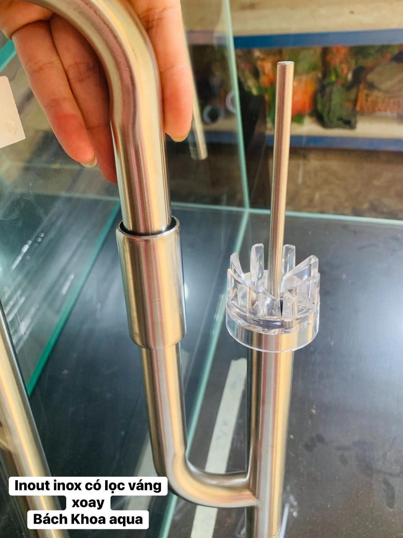 In Out Inox có lọc váng xoay Fi12 / Fi16 / Fi20